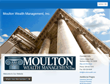 Tablet Screenshot of moultonwealth.com